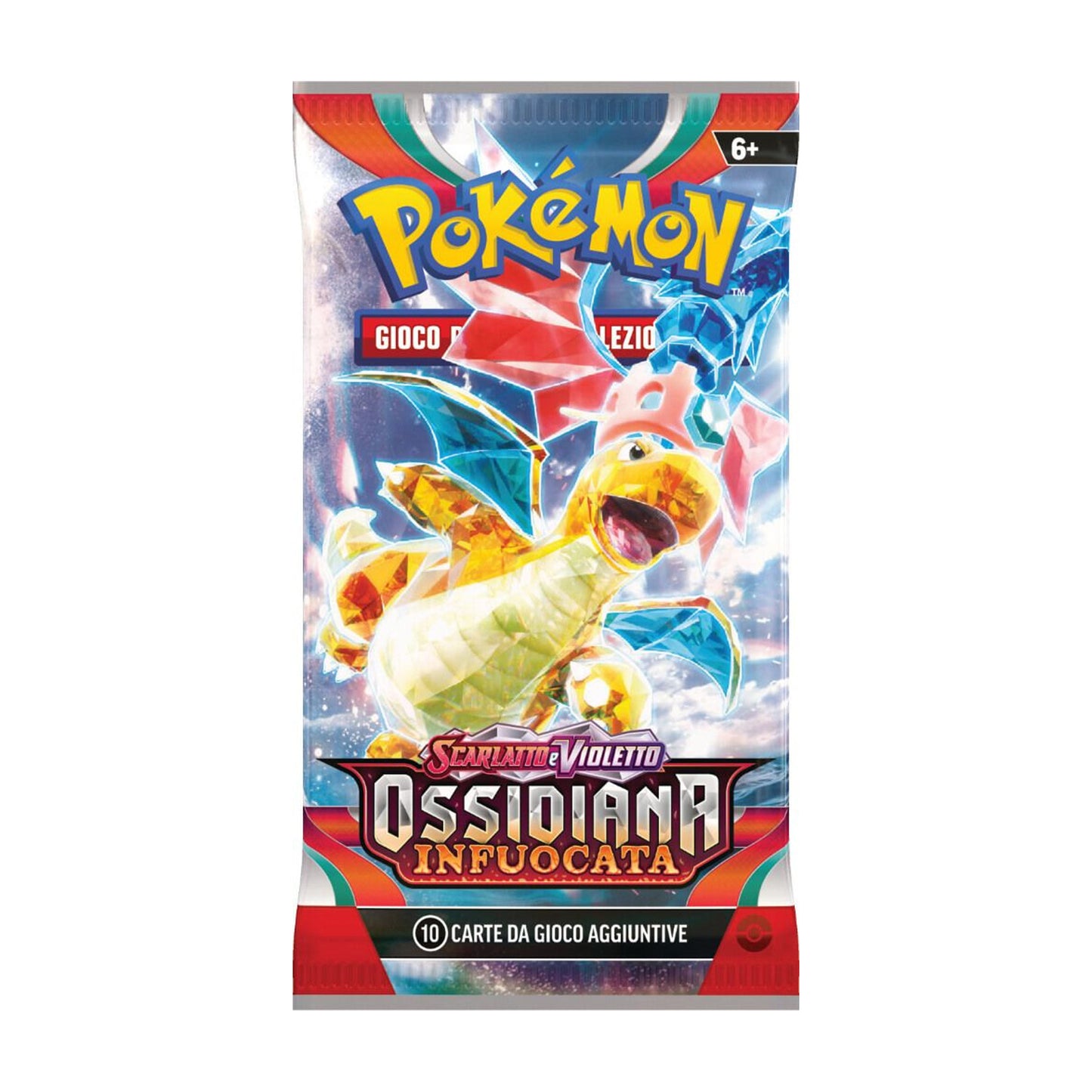 Carte Pokémon - Scarlatto & Violetto Ossidiana Infuocata (Busta da 10 carte)