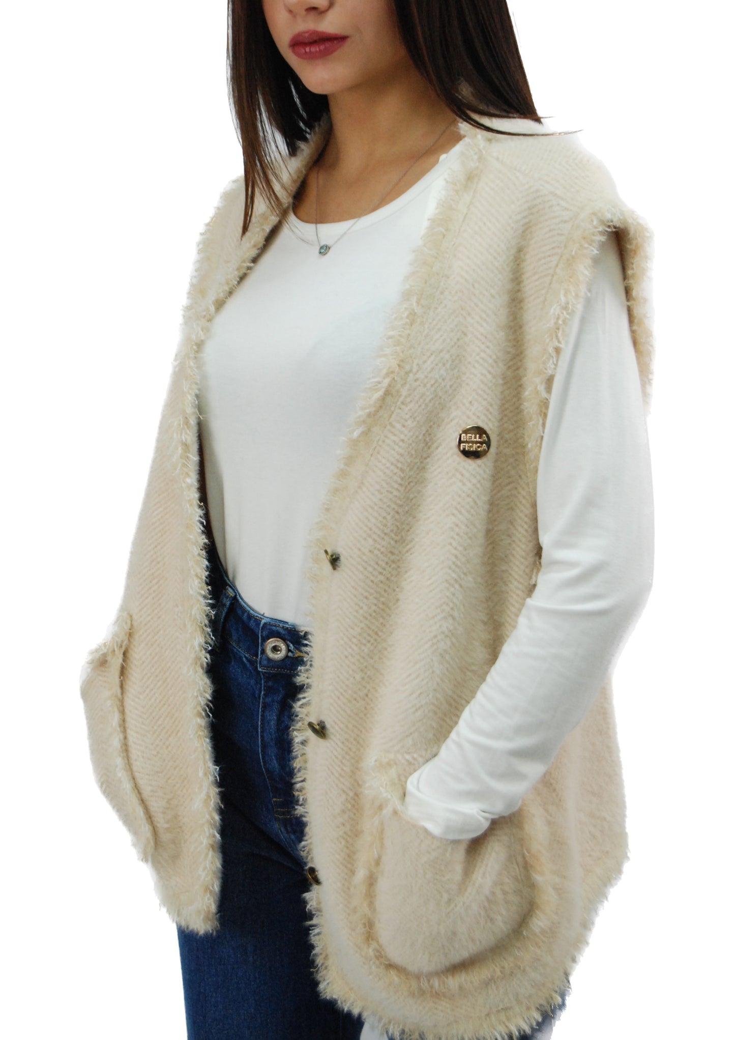 Gilet con Frange
