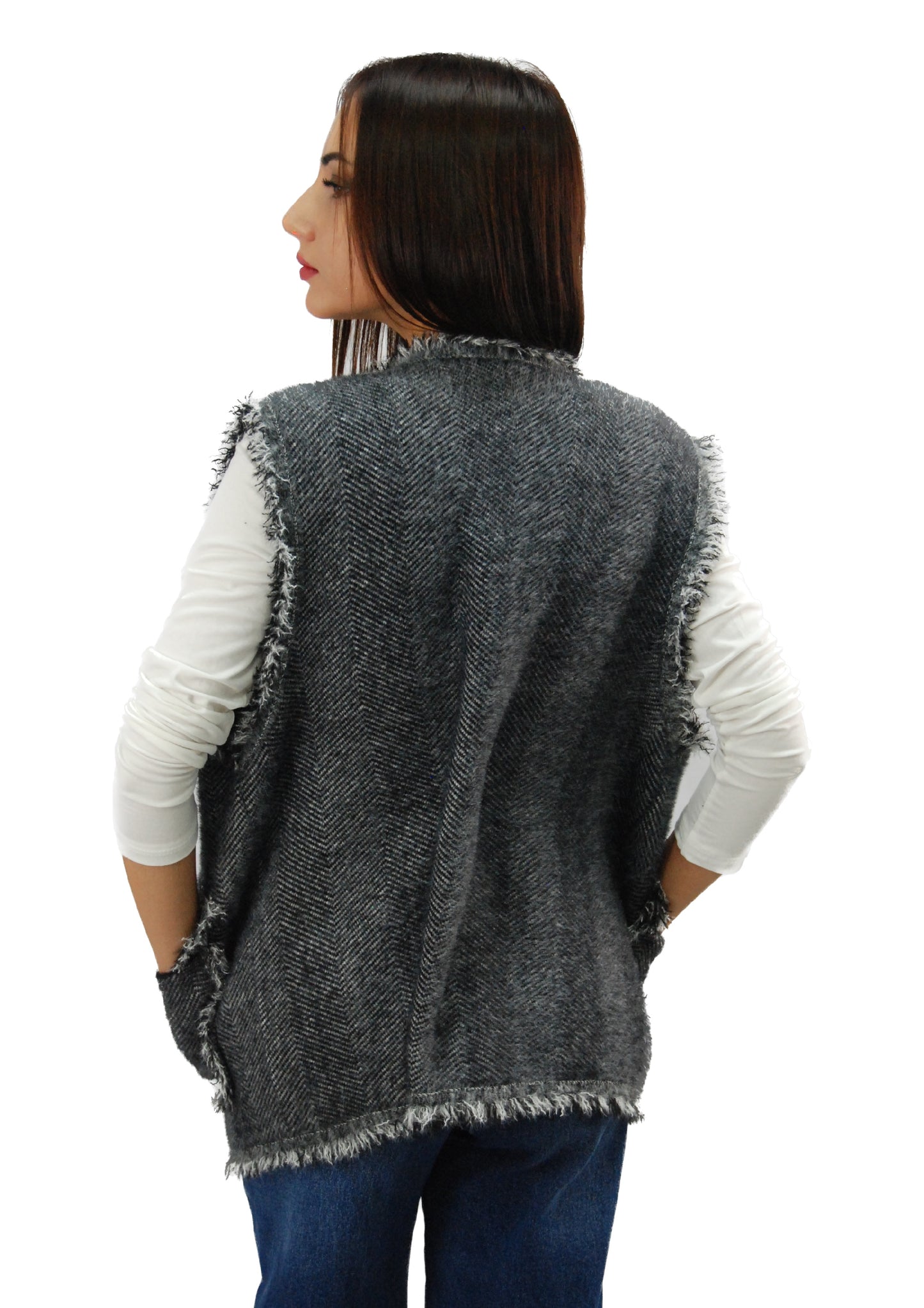 Gilet con Frange