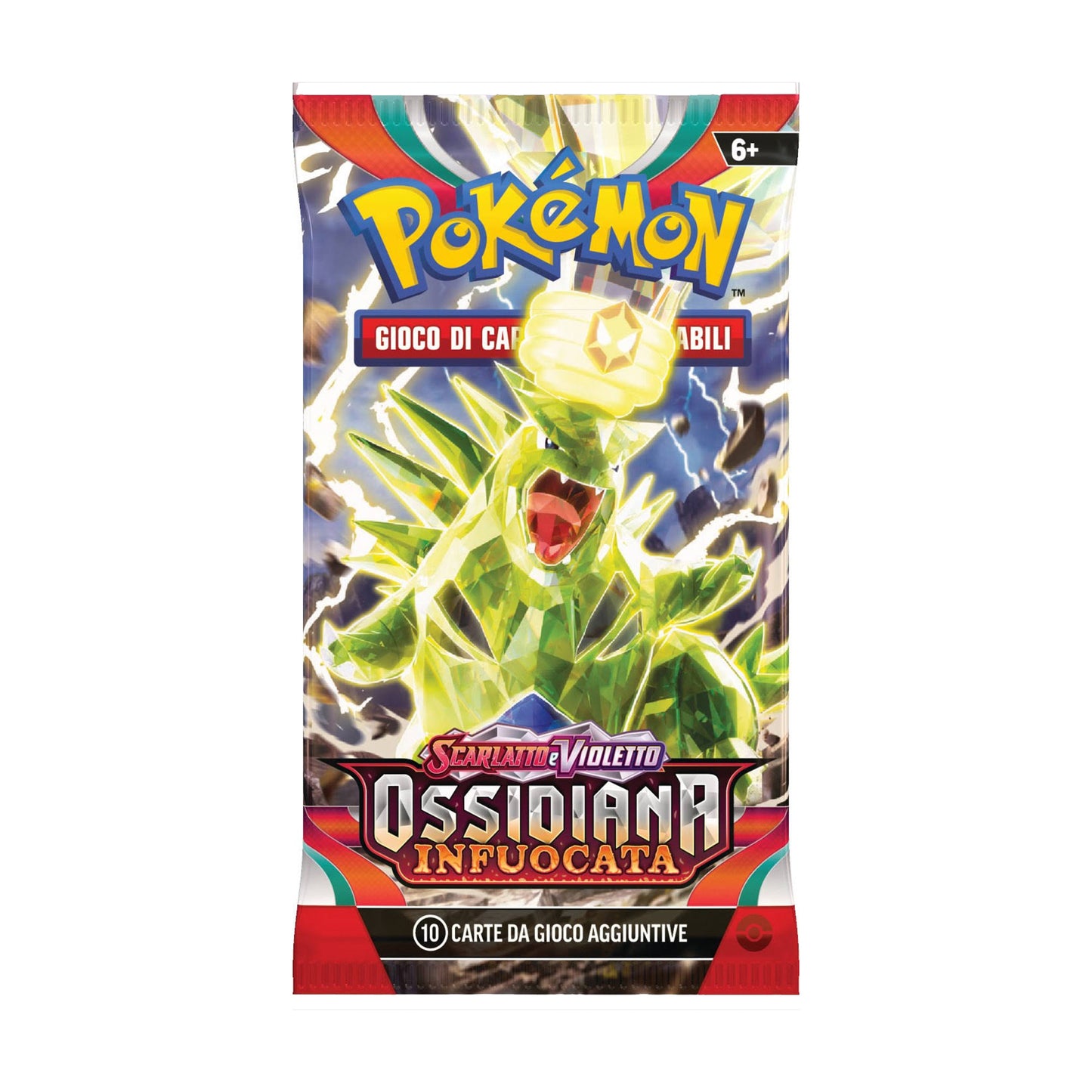 Carte Pokémon - Scarlatto & Violetto Ossidiana Infuocata (Busta da 10 carte)