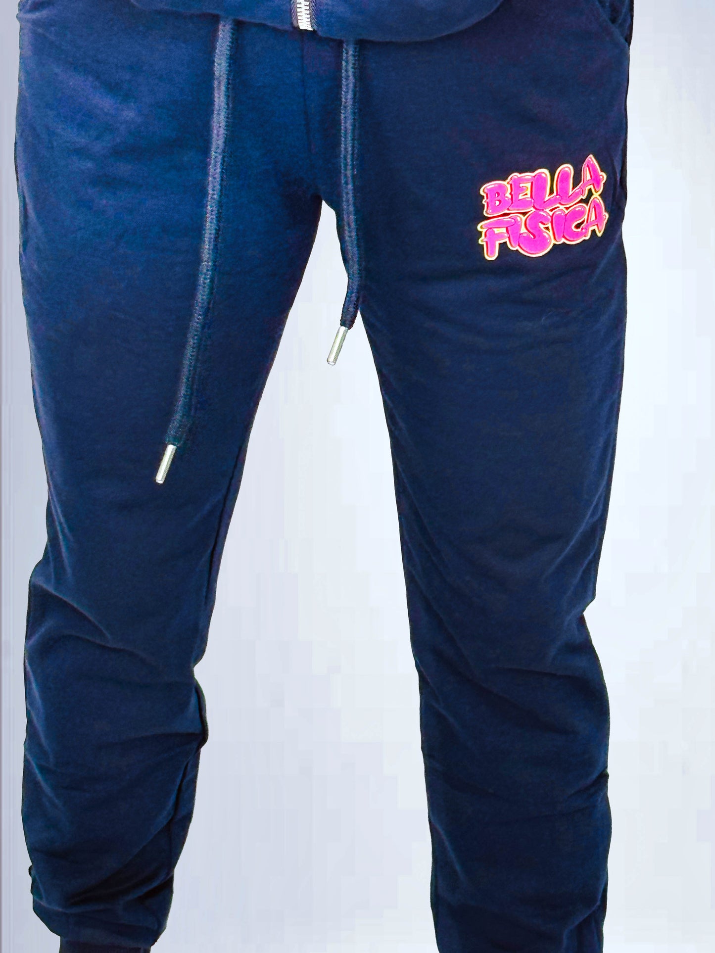 Pantaloni Jogger con Logo in Rilievo: "Bella Fisica"