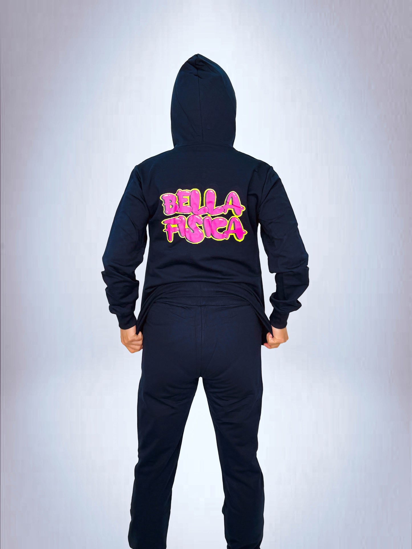 Pantaloni Jogger con Logo in Rilievo: "Bella Fisica"