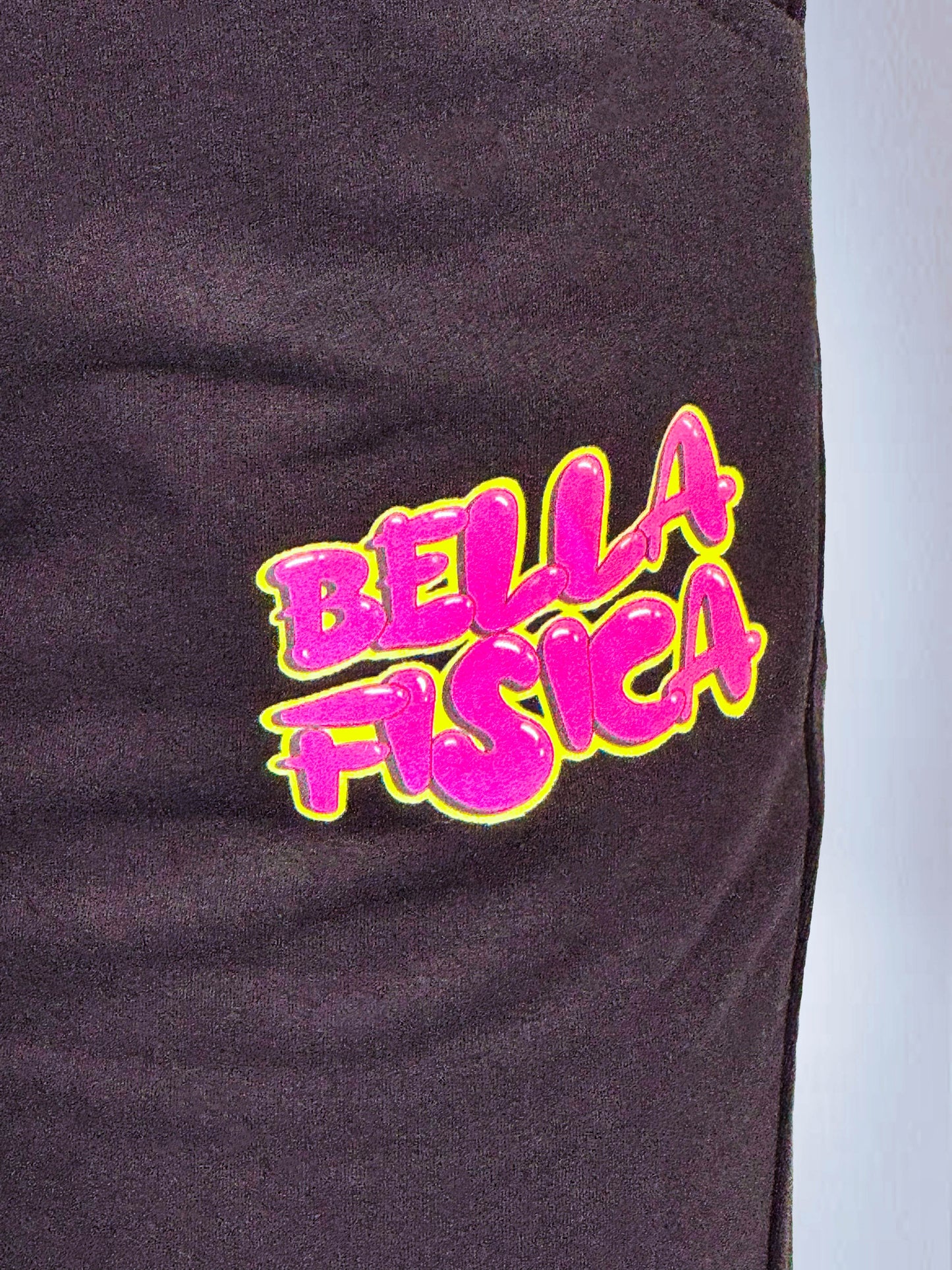 Pantaloni Jogger con Logo in Rilievo: "Bella Fisica"