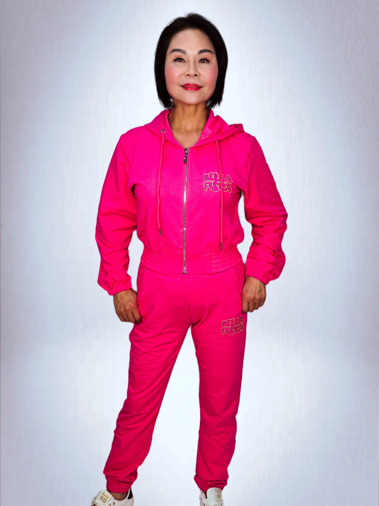 Pantaloni Sportivi con Logo "Bella Fisica"