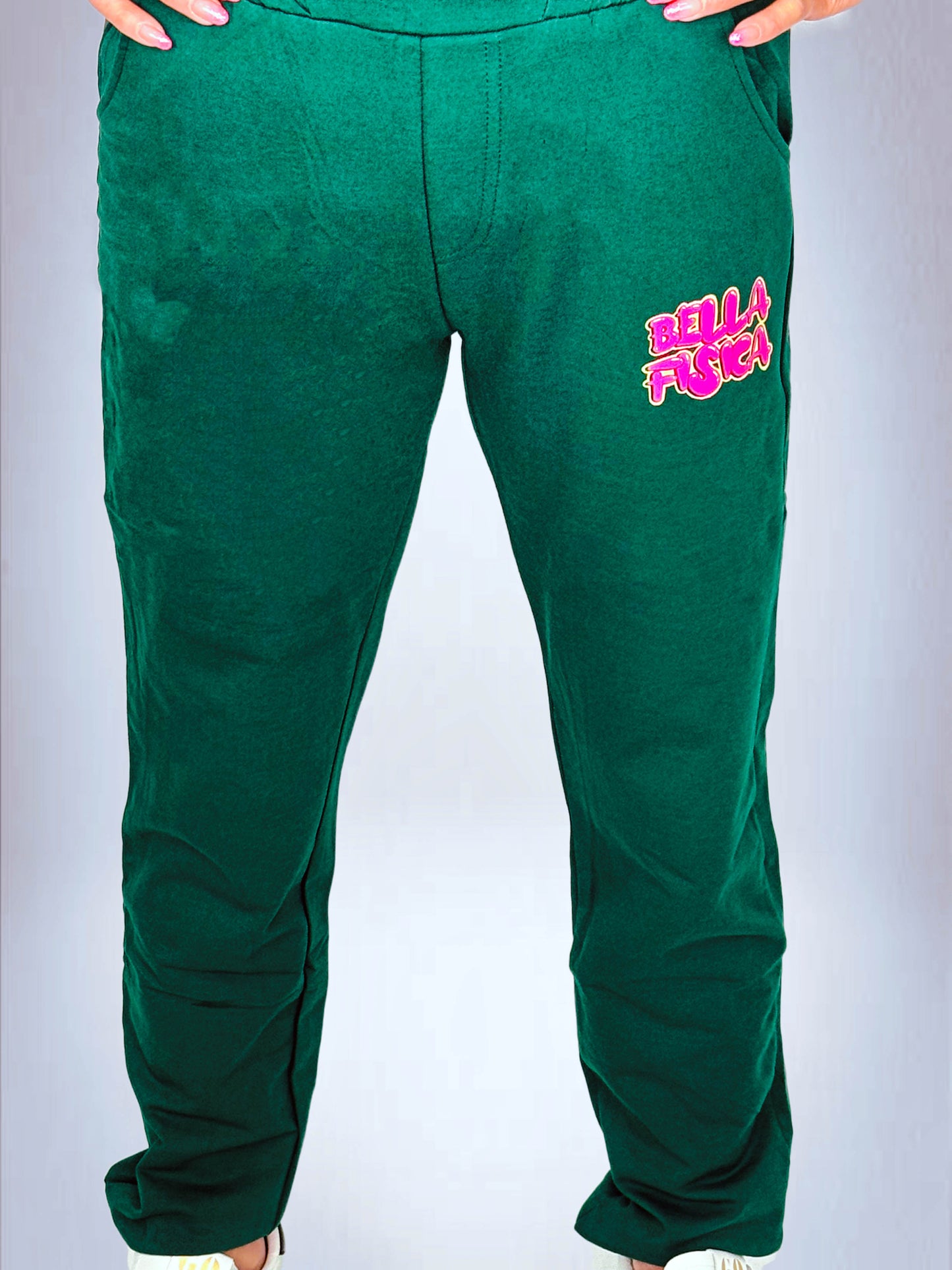 Pantaloni Sportivi con Logo "Bella Fisica"