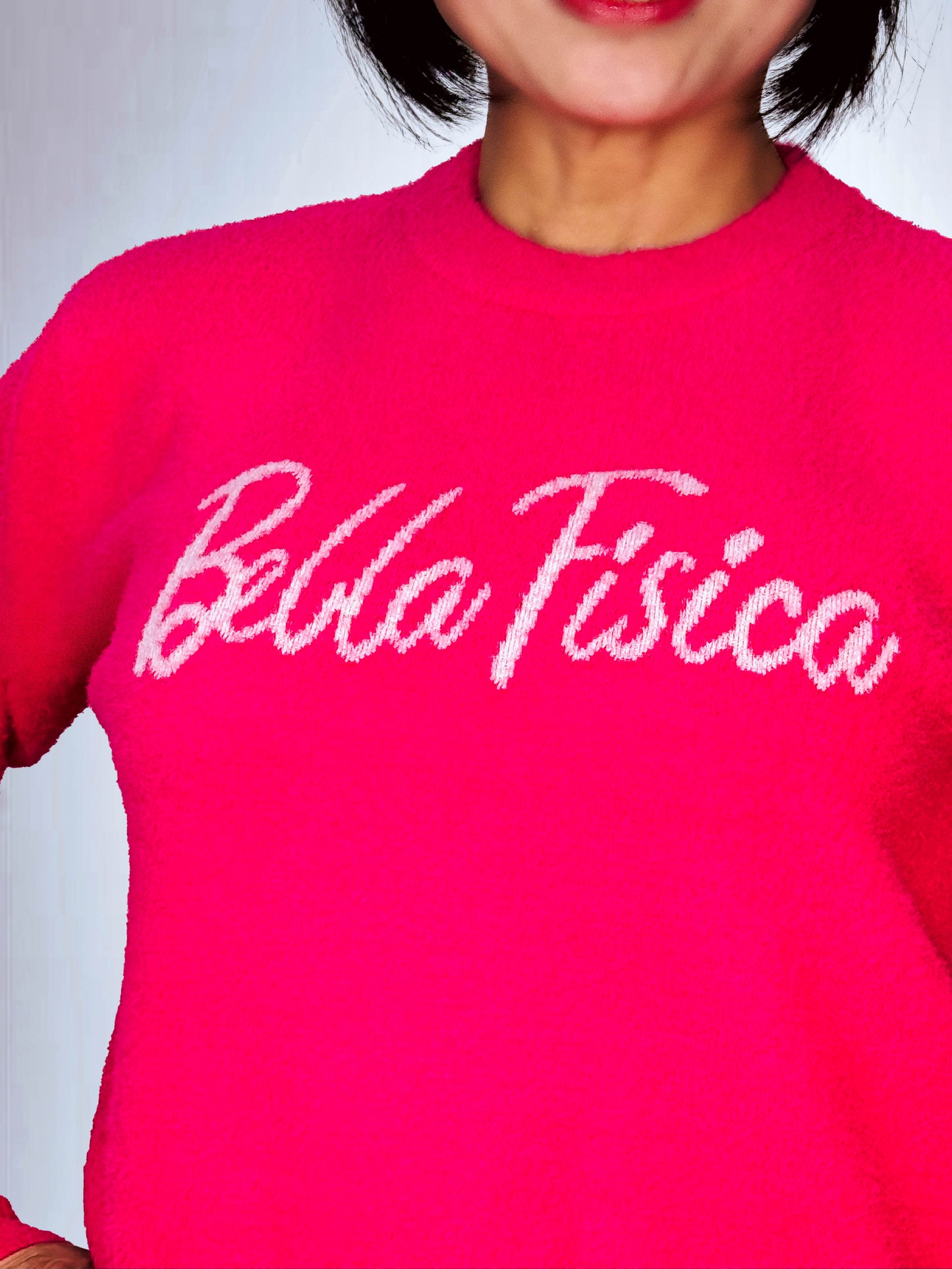 Maglione colore Shock con Logo
