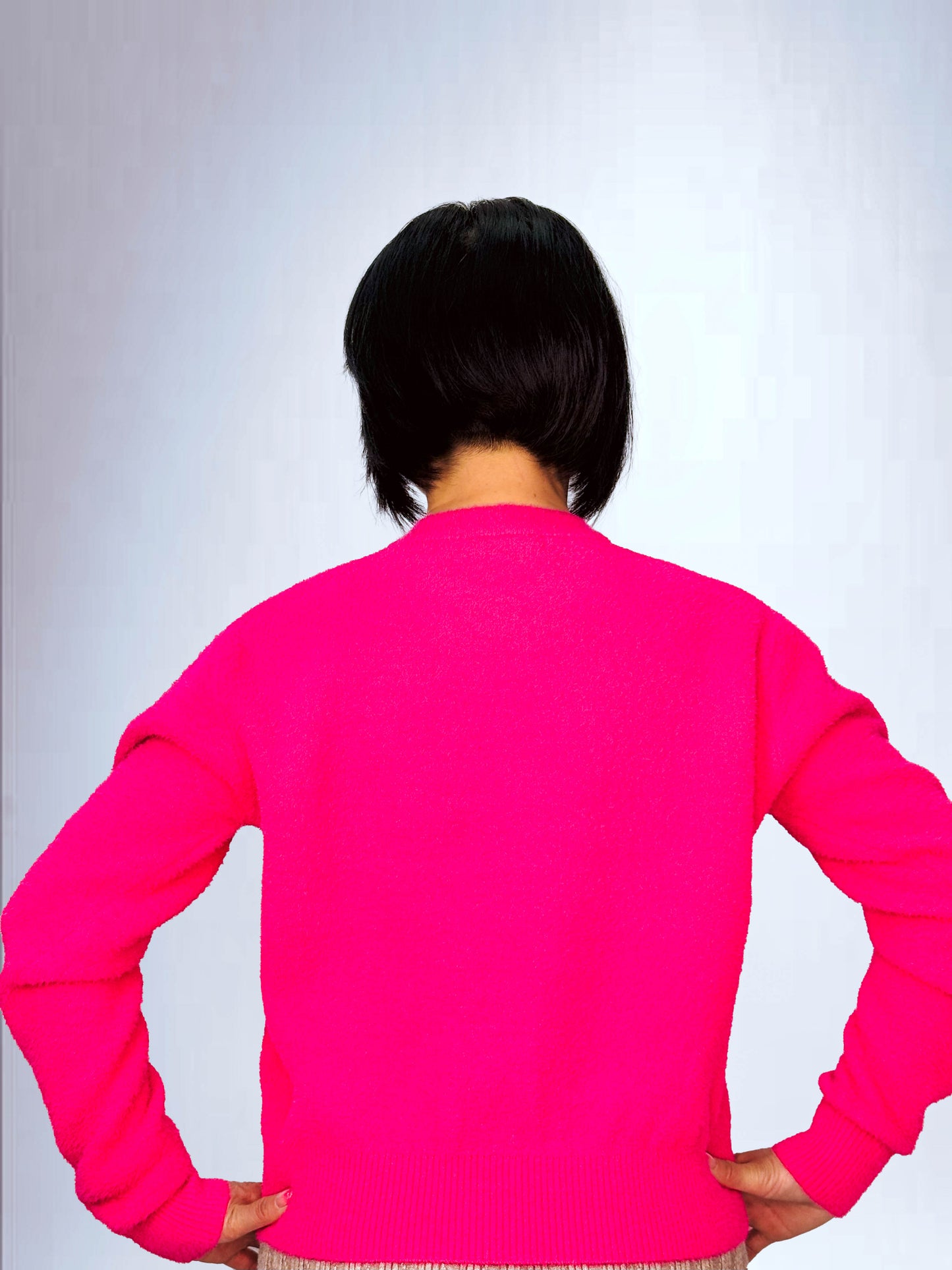 Maglione colore Shock con Logo