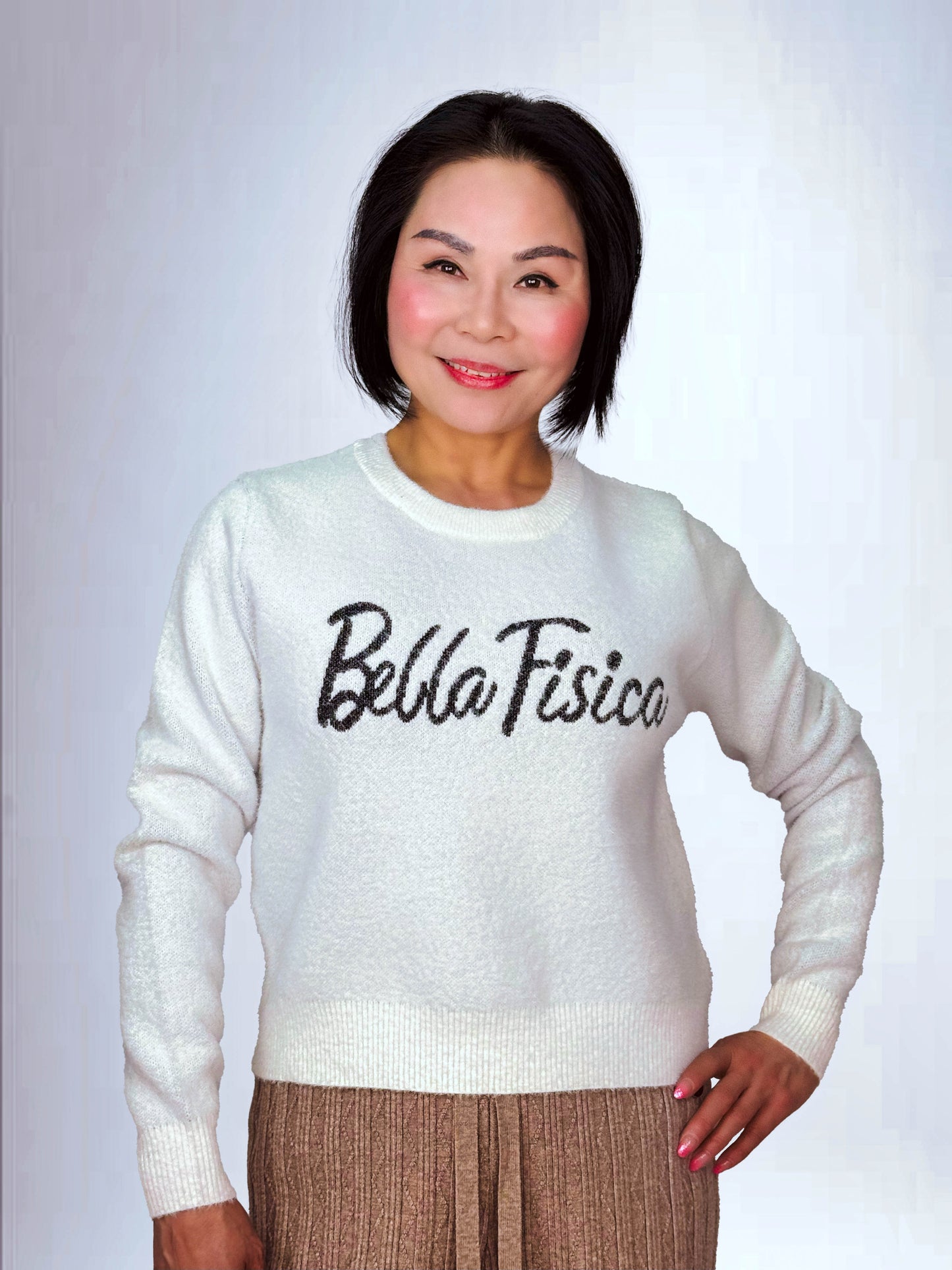 Maglione colore Shock con Logo