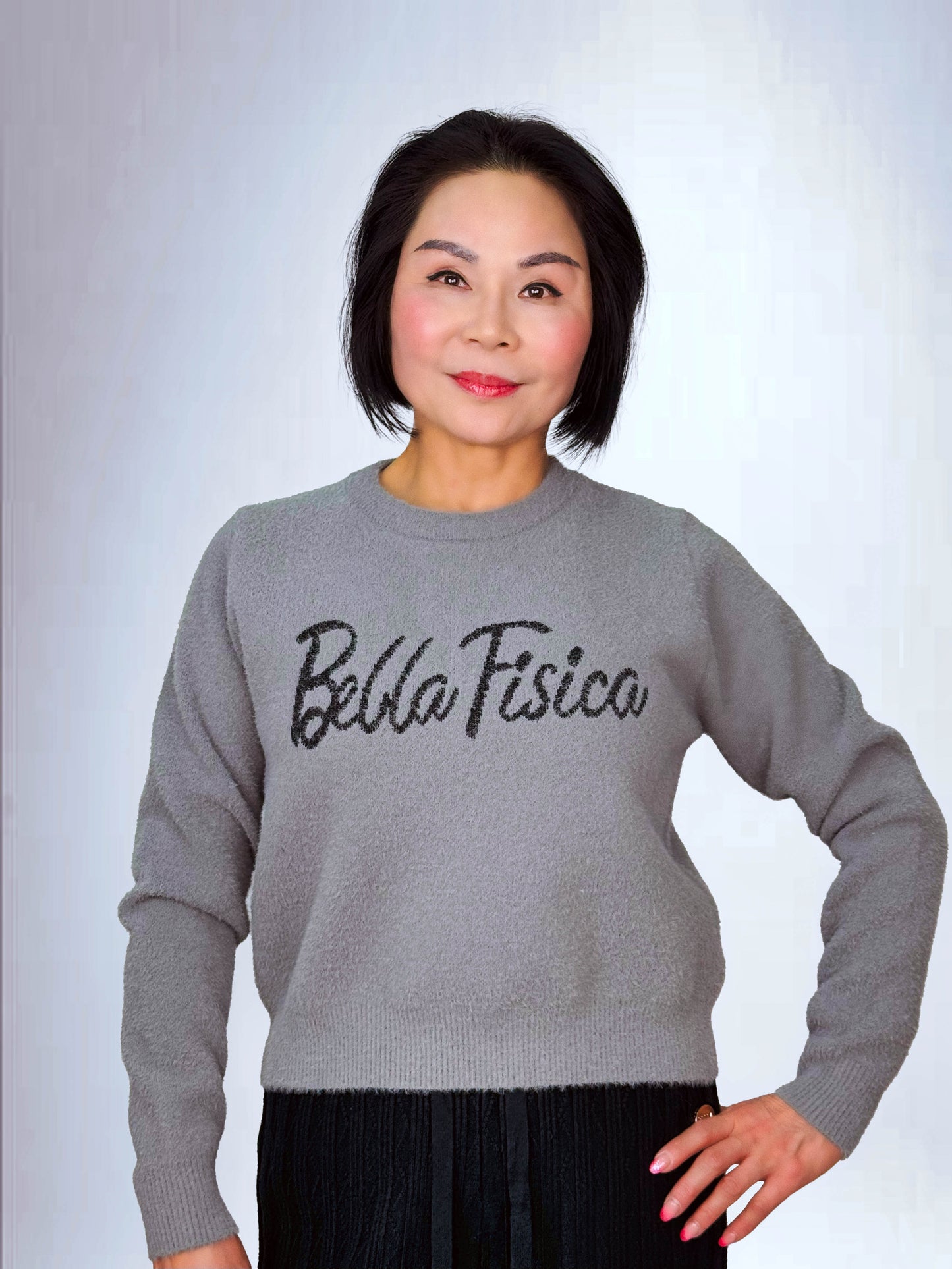 Maglione colore Shock con Logo