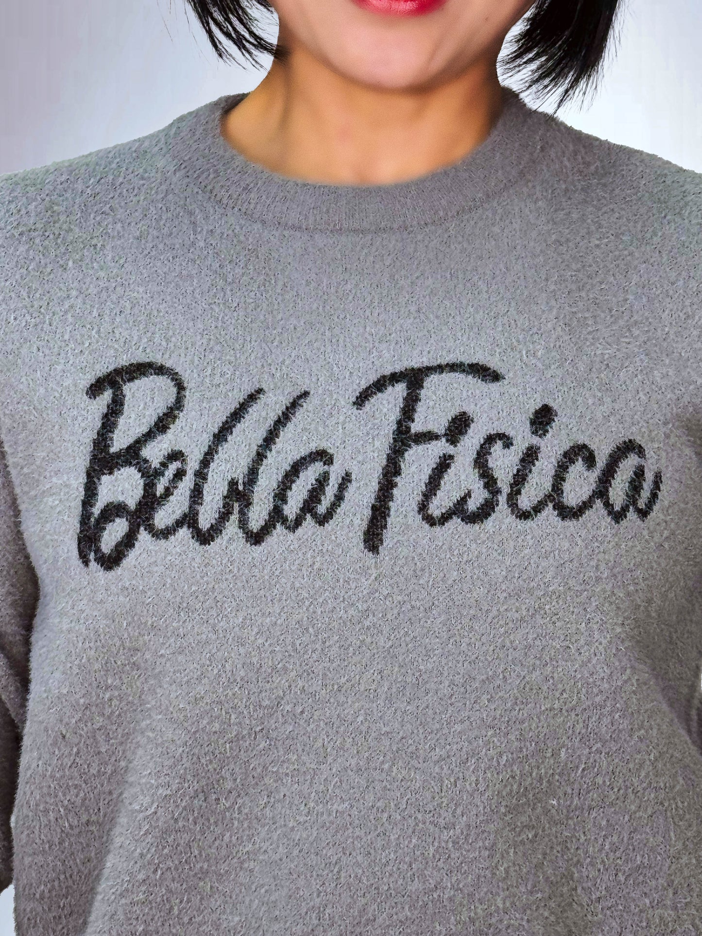 Maglione colore Shock con Logo