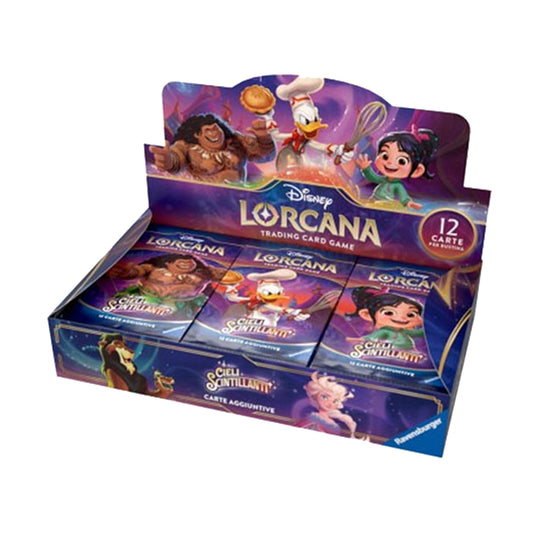 Carte Disney Lorcana - Cieli Scintillanti (Box da 24 Bustine)