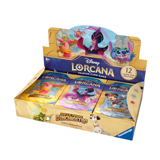 Carte Disney Lorcana - Nelle Terre d'Inchiostro (Box da 24 Bustine)