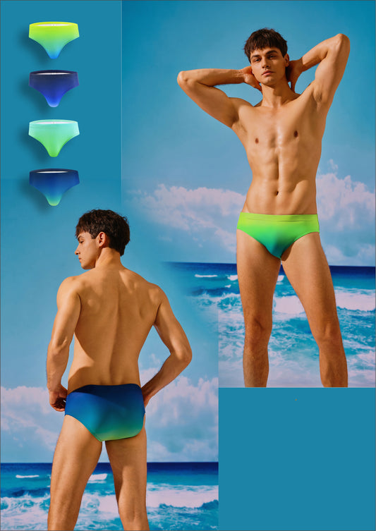 Costume da Bagno a Slip da Uomo "Aurora Tropicale"