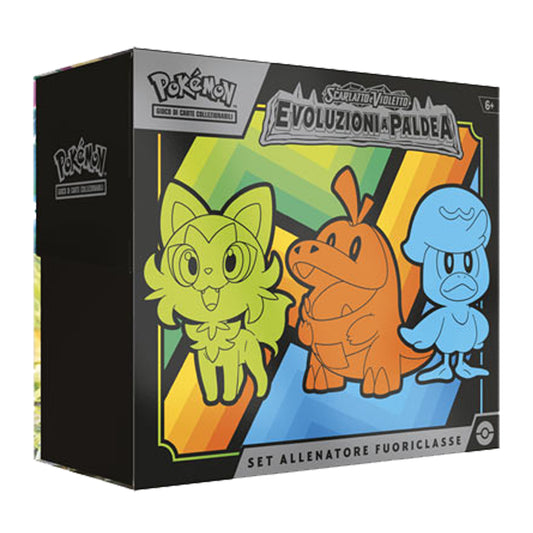 Carte Pokémon - Set Allenatore Fuoriclasse Scarlatto & Violetto "Evoluzioni a Paldea"