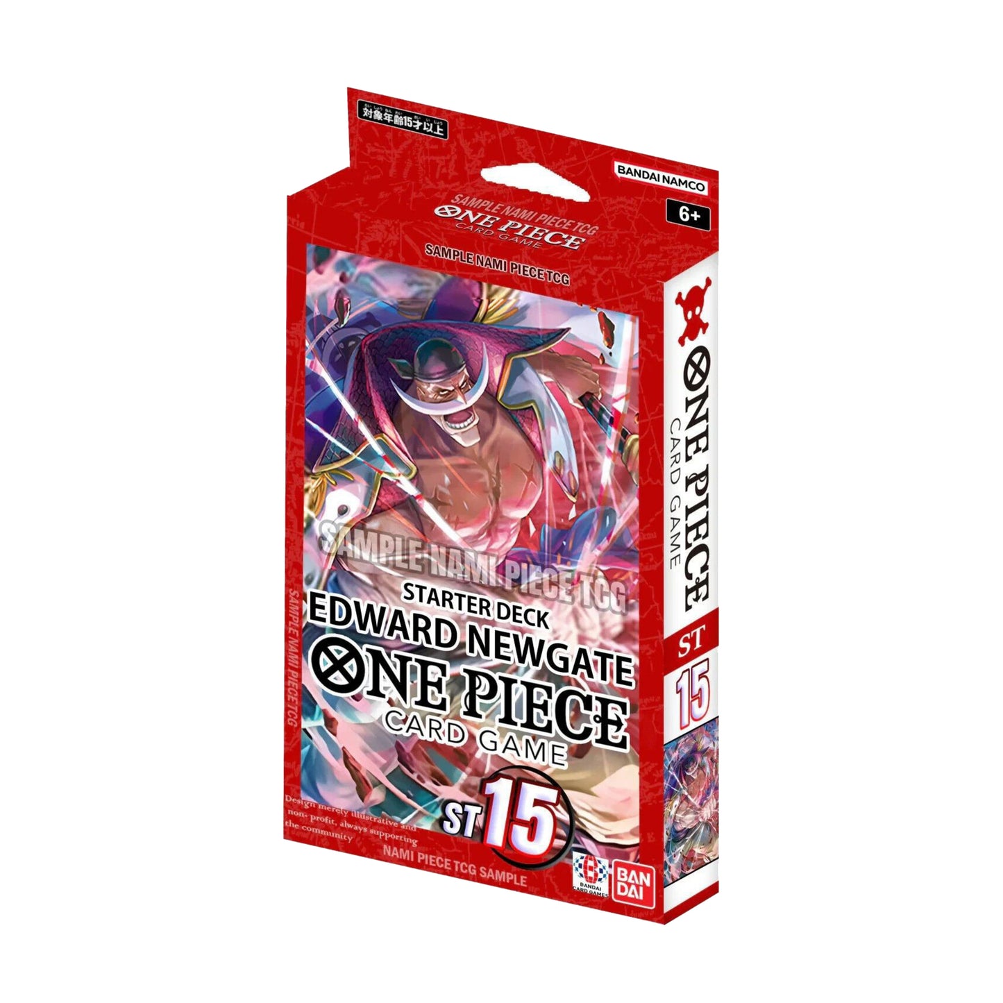 One Piece Card Game Starter Deck Red Edward Newgate (ST-15)