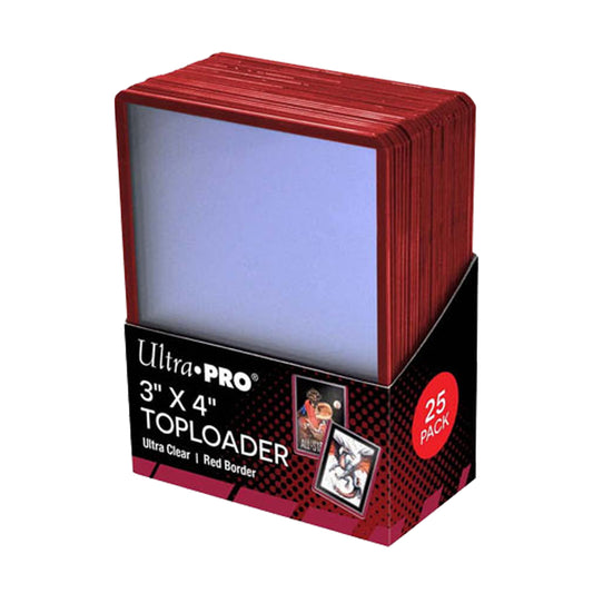 Ultra Pro 3" x 4" Colored Border Toploaders (25ct) for Standard Size Cards