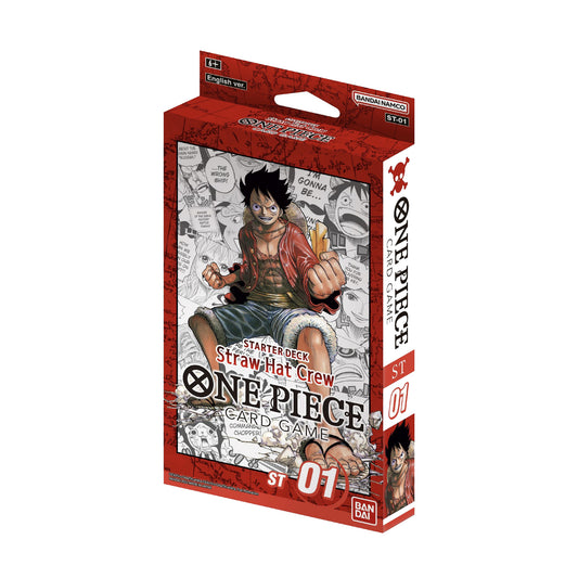 One Piece Card Game Starter Deck Red Straw Hat Crew (ST-01)